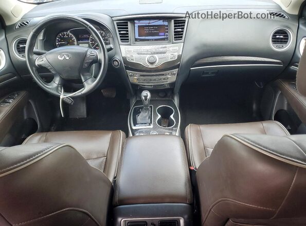 5N1DL0MN6JC501940 2018 INFINITI QX60 Серебряный Вид панели приборов