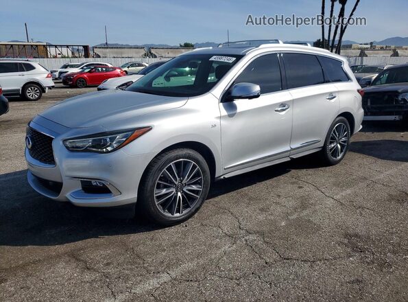 5N1DL0MN6KC501504 2019 INFINITI QX60 Silver Vista tres cuartos delantera izquierda