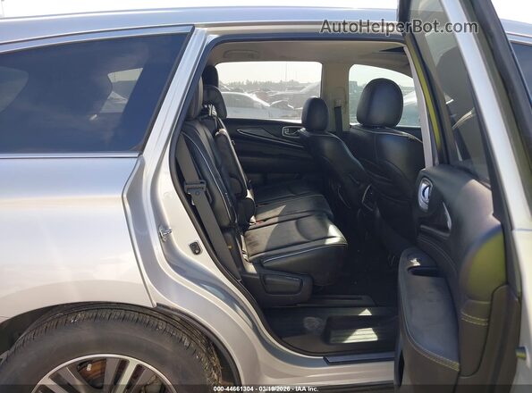 5N1DL0MN6KC548919 2019 INFINITI QX60 Silver VIN კოდის სტიკერის ხედი