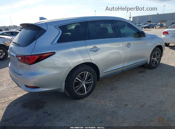 5N1DL0MN6KC548919 2019 INFINITI QX60 Silver უკანა მარჯვენა