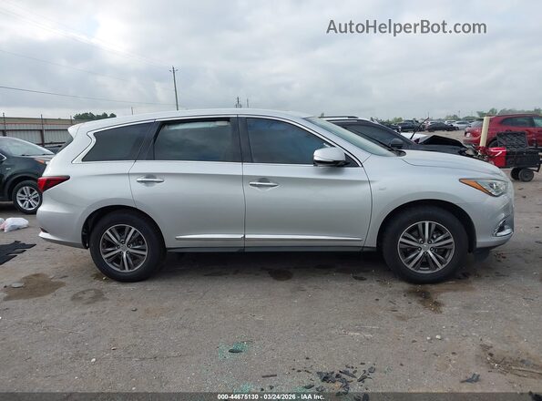 5N1DL0MN6LC521057 2020 INFINITI QX60 Серебряный Вид задней части салона