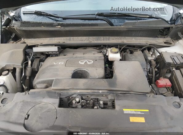 5N1DL0MN7HC556682 2017 INFINITI QX60 Серебряный Вид сзади