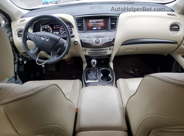 5N1DL0MN7JC516964 2018 INFINITI QX60 White Widok deski rozdzielczej