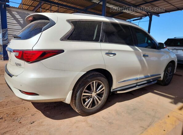 5N1DL0MN9JC509627 2018 INFINITI QX60 Белый Задняя правая четверть