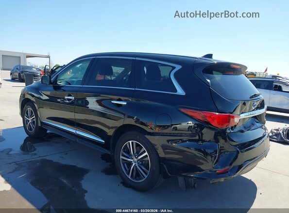 5N1DL0MNXKC559759 2019 INFINITI QX60 Black Задня ліва чверть