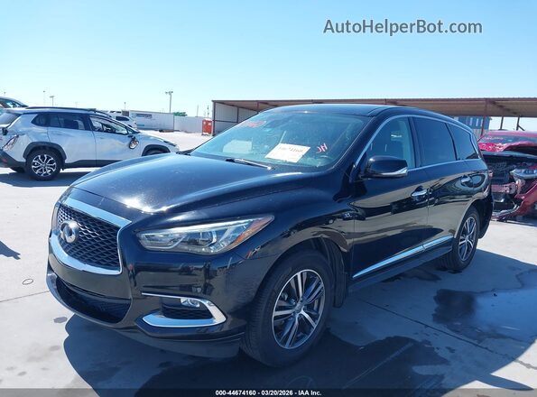 5N1DL0MNXKC559759 2019 INFINITI QX60 Black Передня ліва чверть