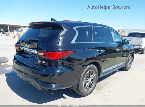5N1DL0MNXKC559759 2019 INFINITI QX60 Black Задня права чверть