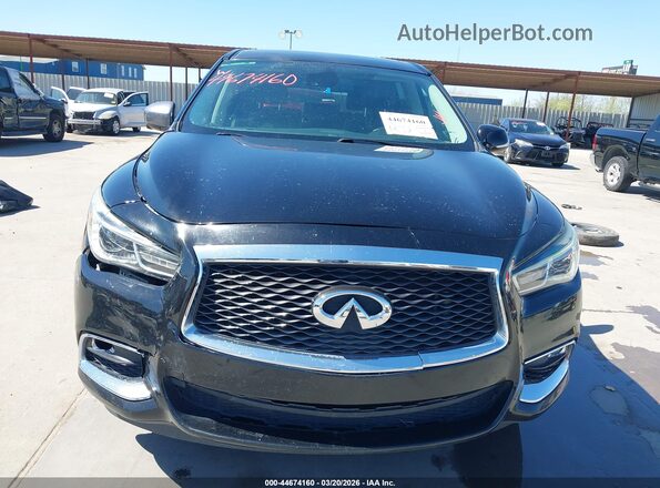 5N1DL0MNXKC559759 2019 INFINITI QX60 Black Вид задньої частини салону