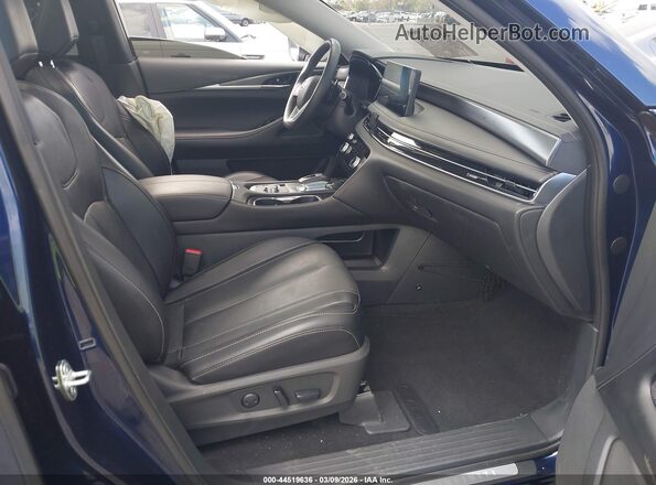 5N1DL1FR6PC347258 2023 INFINITI QX60 Blue Widok wnętrza z przodu