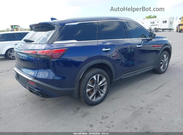 5N1DL1FR6PC347258 2023 INFINITI QX60 Blue Tył prawy