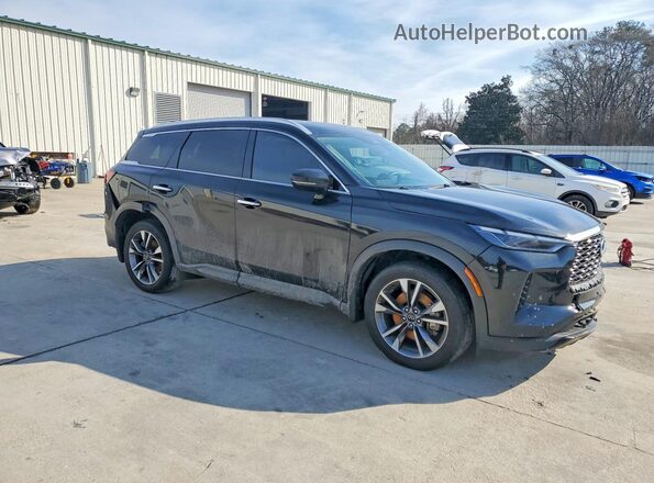 5N1DL1FS5PC372252 2023 INFINITI QX60 Black Przód prawy
