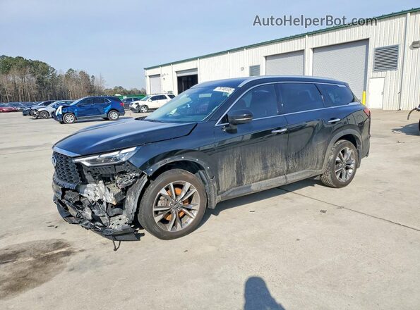 5N1DL1FS5PC372252 2023 INFINITI QX60 Black Przód lewy