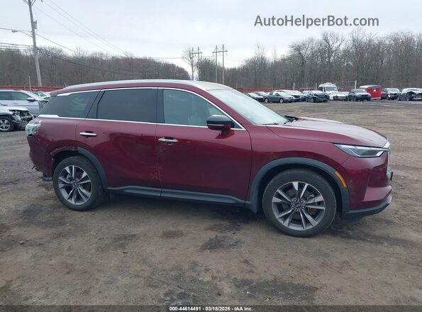 5N1DL1FS5RC350819 2024 INFINITI QX60 Red Vista interior trasera