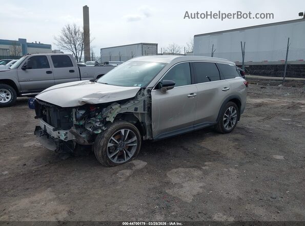 5N1DL1FSXNC339177 2022 INFINITI QX60 Silver Przód lewy