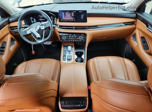5N1DL1GS1RC337094 2024 INFINITI QX60 Серый Вид панели приборов