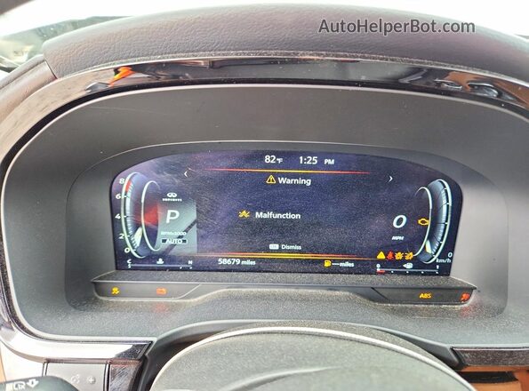 5N1DL1GS1RC337094 2024 INFINITI QX60 Серый Вид щитка приборов