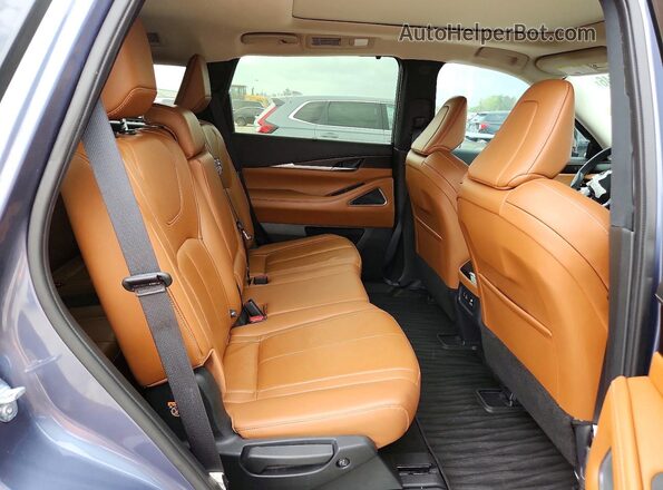 5N1DL1GS1RC337094 2024 INFINITI QX60 Серый Вид задней части салона