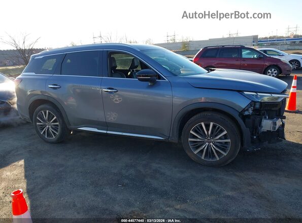5N1DL1GS8PC356349 2023 INFINITI QX60 Gray უკანა სალონის ხედი