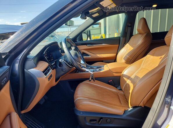 5N1DL1HT9NC334817 2022 INFINITI QX60 Серый Вид салона спереди