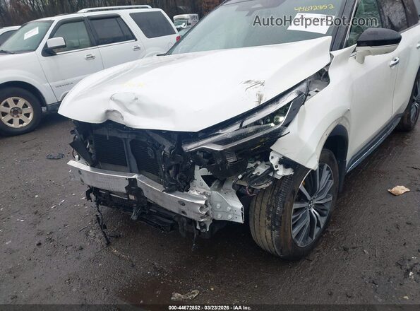 5N1DL1HU2PC333567 2023 INFINITI QX60 White Front view