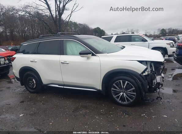 5N1DL1HU2PC333567 2023 INFINITI QX60 White Rear interior view