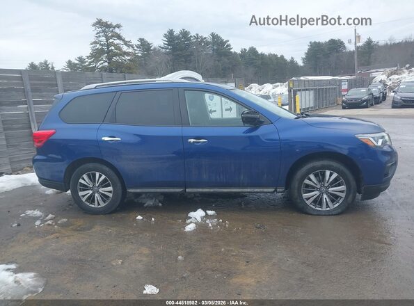 5N1DR2AM0LC597766 2020 NISSAN PATHFINDER Blue Widok wnętrza z tyłu