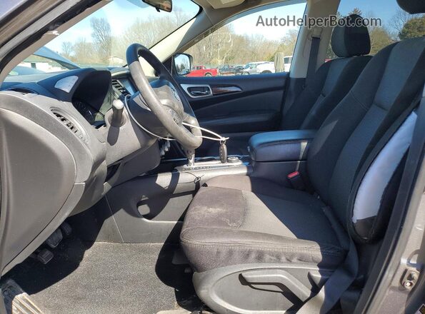 5N1DR2AM6LC624372 2020 NISSAN PATHFINDER Charcoal Widok wnętrza z przodu