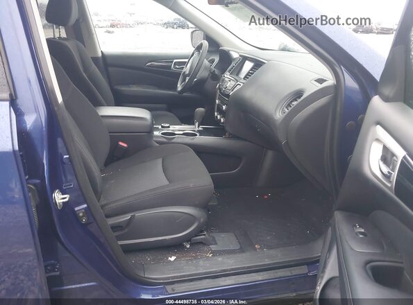 5N1DR2AM7LC623053 2020 NISSAN PATHFINDER Blue Вид салону спереду