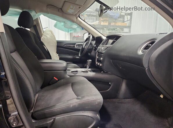5N1DR2BN1LC603355 2020 NISSAN PATHFINDER Черный Вид салона спереди