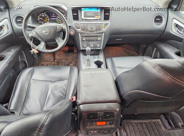 5N1DR2CM7LC603902 2020 NISSAN PATHFINDER Gray Dashboard view