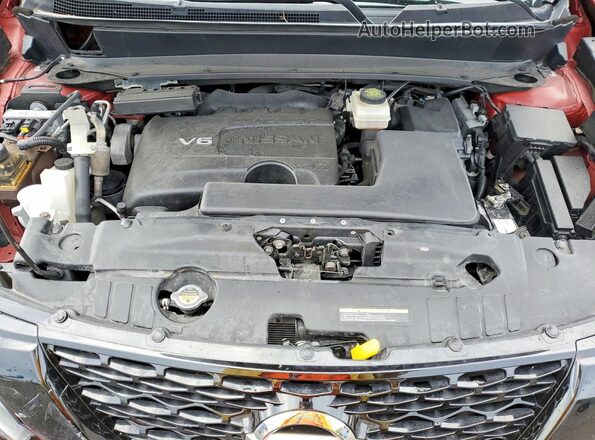5N1DR2CNXLC644419 2020 NISSAN PATHFINDER Красный Вид подкапотного пространства