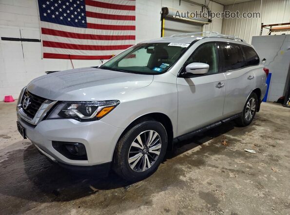 5N1DR2MM0HC628615 2017 NISSAN PATHFINDER Серебряный Передняя левая четверть