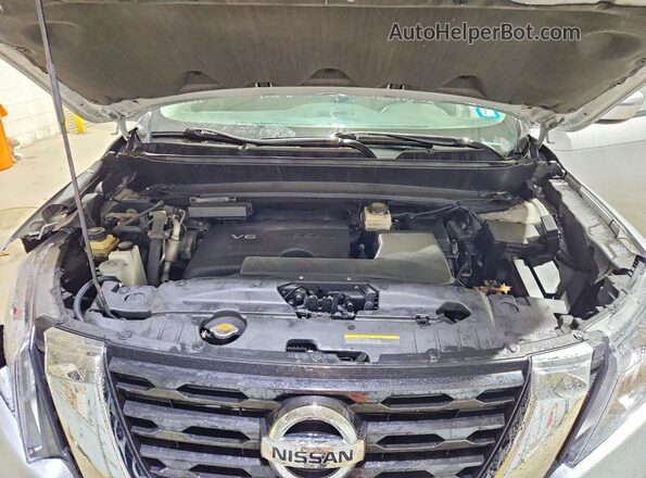 5N1DR2MM0HC628615 2017 NISSAN PATHFINDER Серебряный Вид подкапотного пространства
