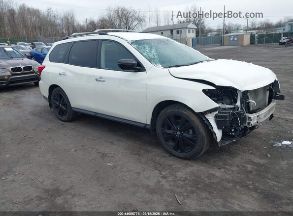 5N1DR2MM0JC643427 2018 NISSAN PATHFINDER Белый Передняя правая четверть
