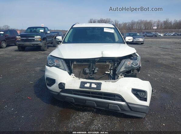 5N1DR2MM1HC697426 2017 NISSAN PATHFINDER White Вид щитка приладів