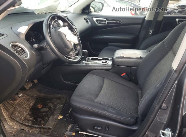 5N1DR2MM1KC596944 2019 NISSAN PATHFINDER Серый Вид салона спереди