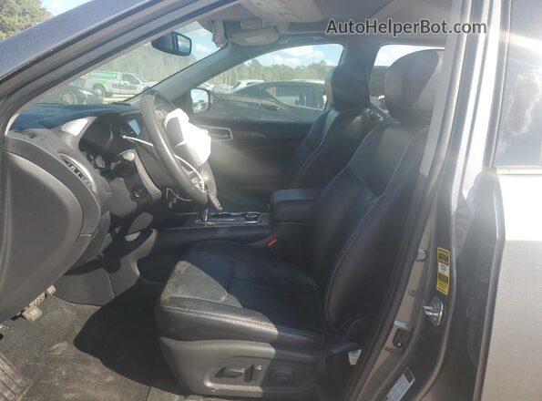 5N1DR2MM1KC602077 2019 NISSAN PATHFINDER Gray წინა სალონის ხედი