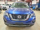 2019 Nissan Pathfinder S Синий vin: 5N1DR2MM2KC585774
