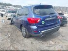 2019 Nissan Pathfinder S Синий vin: 5N1DR2MM2KC653006