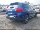 2019 Nissan Pathfinder S Синий vin: 5N1DR2MM2KC653006