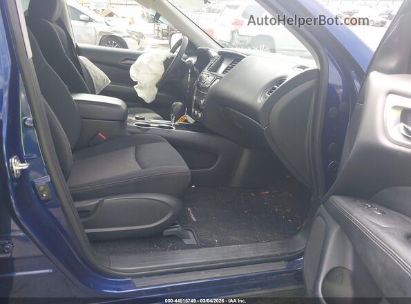 5N1DR2MM2KC653006 2019 NISSAN PATHFINDER Синий Вид салона спереди