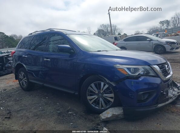 5N1DR2MM2KC653006 2019 NISSAN PATHFINDER Синий Вид задней части салона