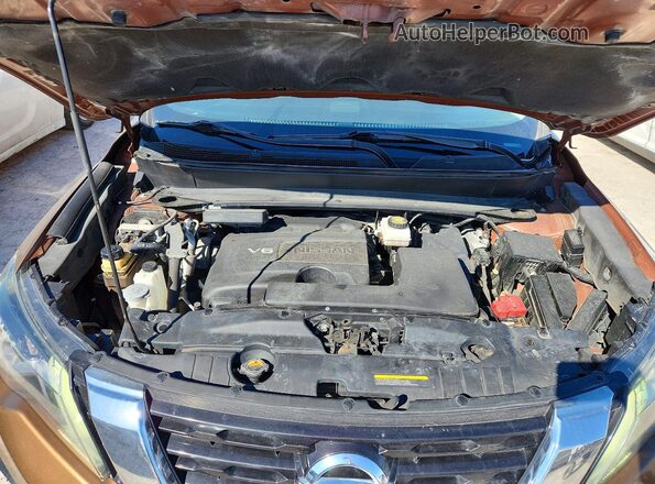 5N1DR2MM3HC600274 2017 NISSAN PATHFINDER Золотой Вид подкапотного пространства