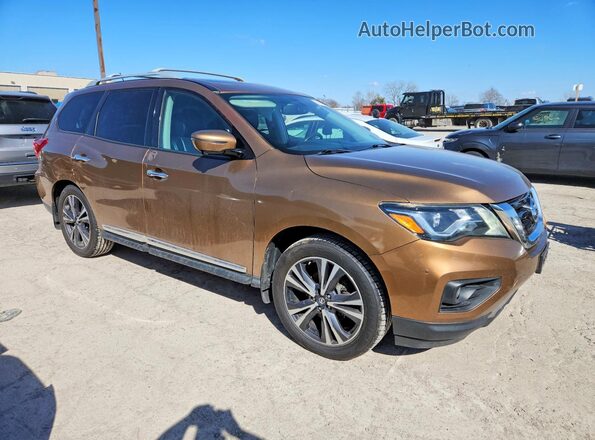 5N1DR2MM3HC600274 2017 NISSAN PATHFINDER Золотой Передняя правая четверть