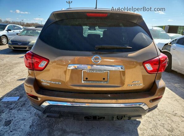 5N1DR2MM3HC600274 2017 NISSAN PATHFINDER Золотой Вид сзади