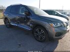 2017 Nissan Pathfinder Platinum Gray vin: 5N1DR2MM3HC631184