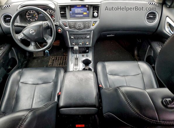 5N1DR2MM3HC659308 2017 NISSAN PATHFINDER Black Widok deski rozdzielczej