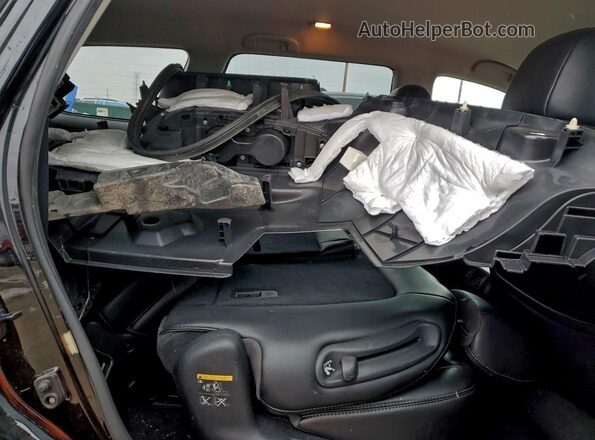5N1DR2MM3HC659308 2017 NISSAN PATHFINDER Black Widok tylnych siedzeń