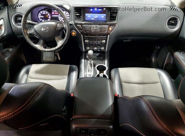 5N1DR2MM3KC631791 2019 NISSAN PATHFINDER White Widok deski rozdzielczej