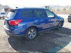 2019 Nissan Pathfinder Sv Blue vin: 5N1DR2MM4KC580267